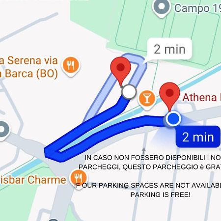 Athena Rooms - Parcheggio Privato Bolonia Zewnętrze zdjęcie