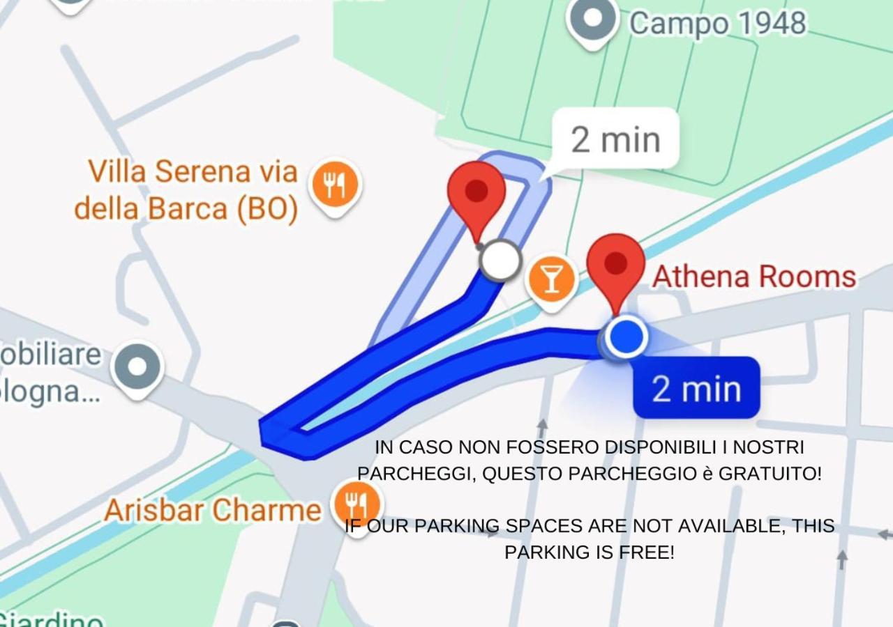 Athena Rooms - Parcheggio Privato Bolonia Zewnętrze zdjęcie
